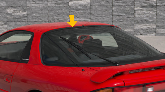 CS Revival MITSUBISHI 3000GT GTO 91-99 Top Hatch Tailgate Trim Molding (with 6 clips)